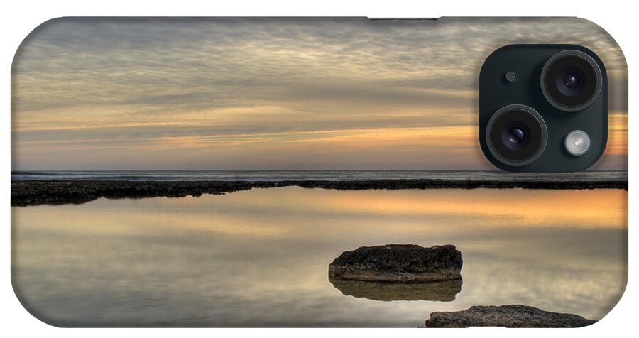 Abstract iPhone Case featuring the photograph Golden Horizon by Stelios Kleanthous