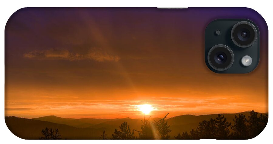 Sunrise iPhone Case featuring the photograph Golden Sunrise by Matt Swinden