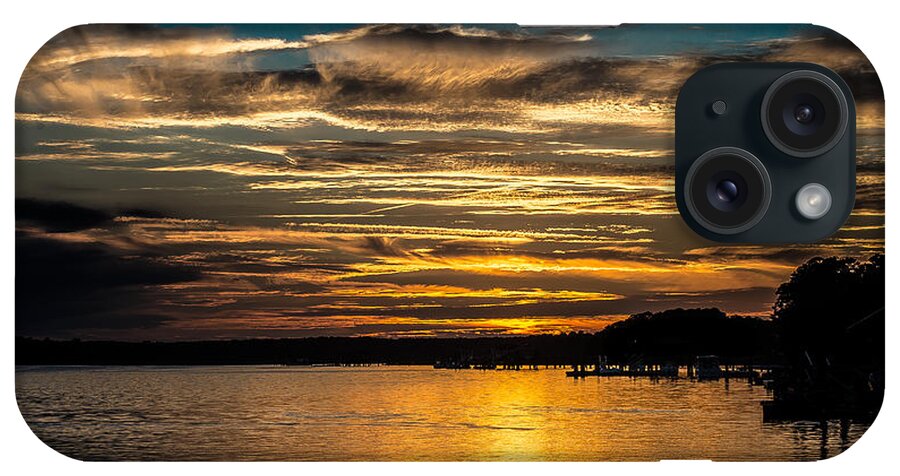 Sunset iPhone Case featuring the photograph Golden Sunset by David Downs