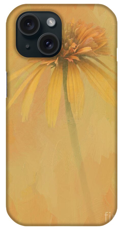 Coneflower iPhone Case featuring the digital art Golden Sunshine by Jayne Carney