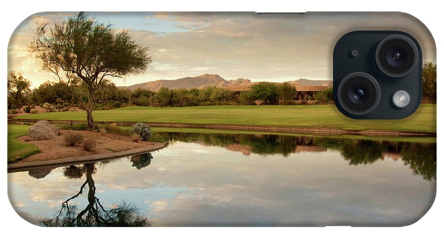 Putting Green iPhone Case featuring the photograph Golf Course Pond by Sarahneal