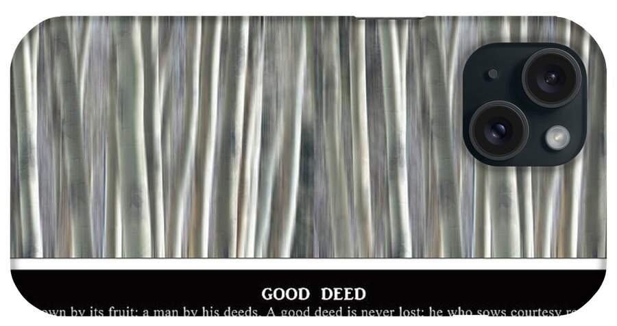 Good Deed iPhone Case featuring the photograph Good Deed by James BO Insogna