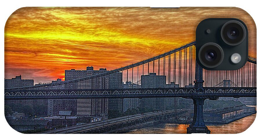 Bridge iPhone Case featuring the photograph Good Morning New York by Hanny Heim
