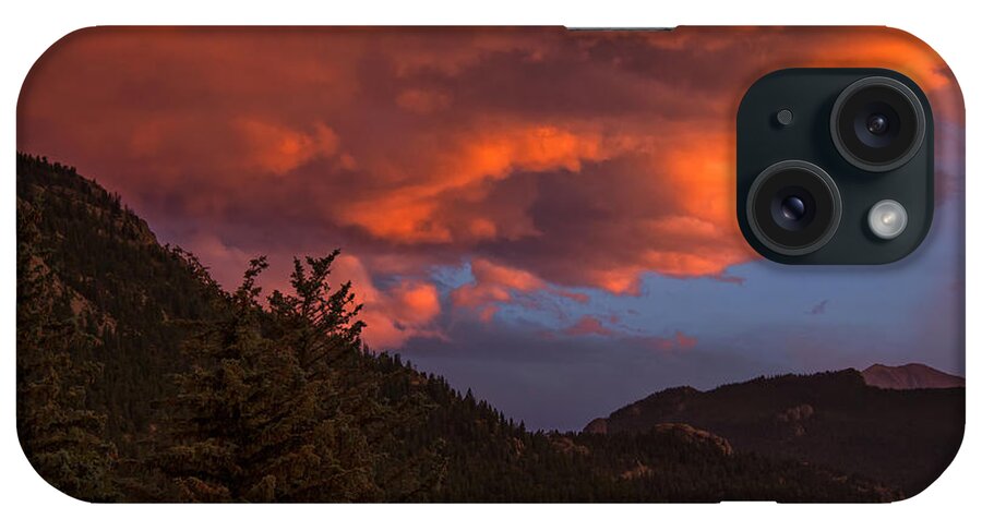 Colorado iPhone Case featuring the photograph Good Night Estes Park by Joe Ownbey