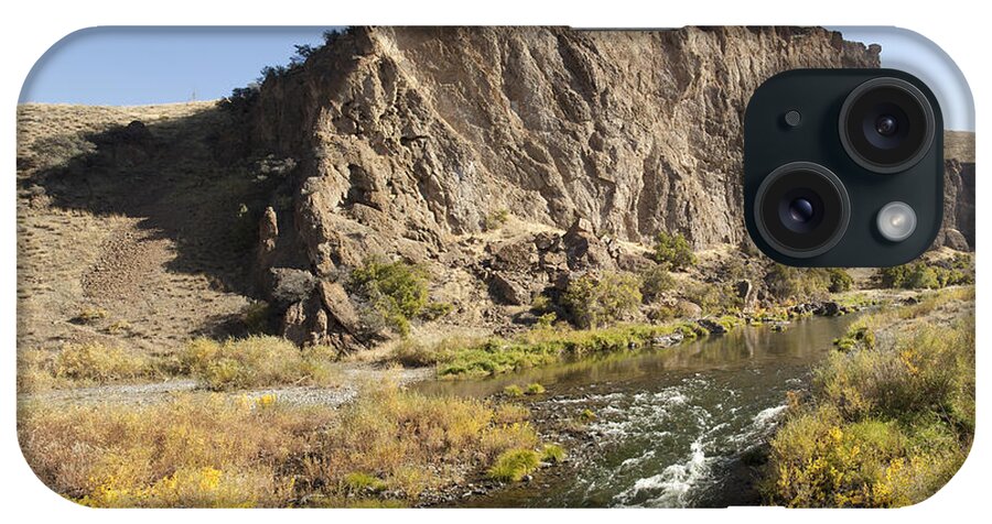 Feb0514 iPhone Case featuring the photograph Goose Rock Above John Day River Oregon by Michael Durham