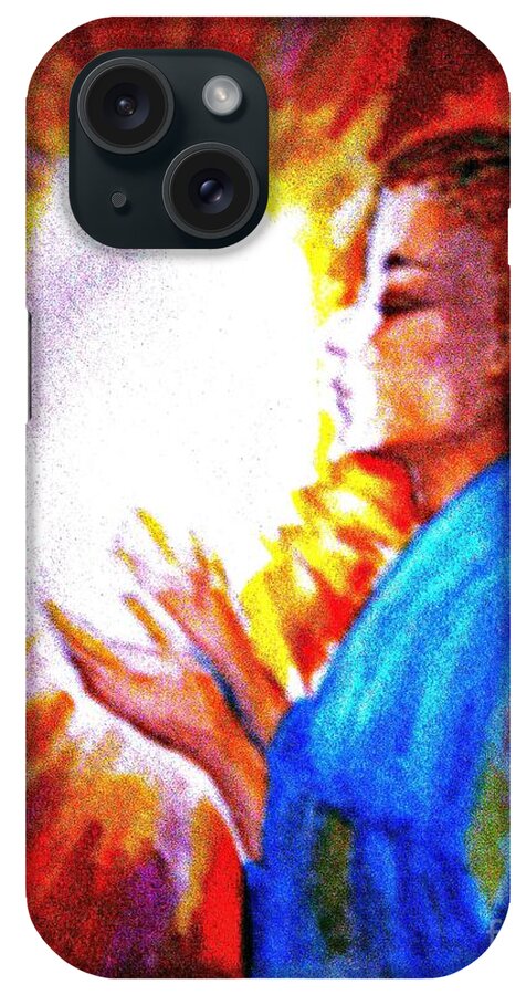Prayer iPhone Case featuring the painting Grace - 2 by Leanne Seymour