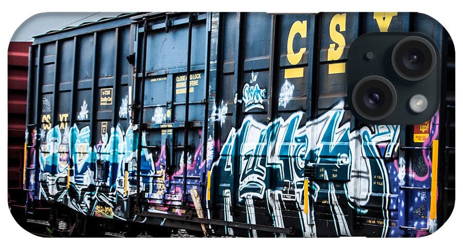 Train iPhone Case featuring the photograph Graffiti 2 by Ronald Grogan