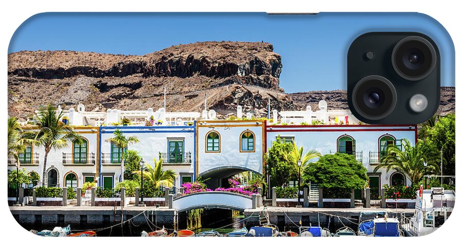 Motorboat iPhone Case featuring the photograph Grand Canary Puerto De Mogan by Mlenny