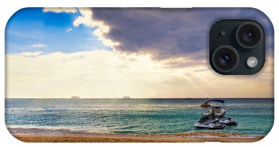 Caribbean iPhone Case featuring the photograph Grand Cayman Sun by Lars Lentz