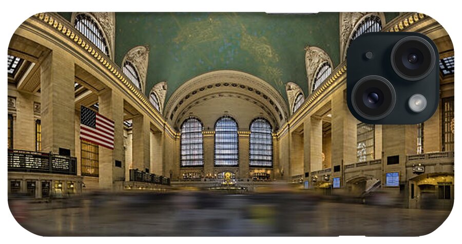 Grand Central Terminal iPhone Case featuring the photograph Grand Central Terminal 180 Panorama by Susan Candelario