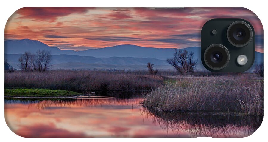 Beautiful Sunset iPhone Case featuring the photograph Grand Sunset by Lisa Chorny