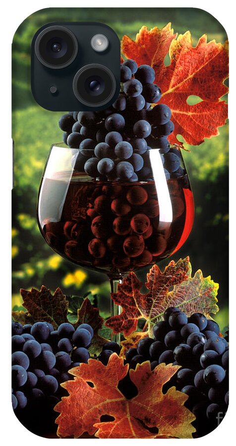 Craig Lovell iPhone Case featuring the photograph Grapes in the Glass by Craig Lovell