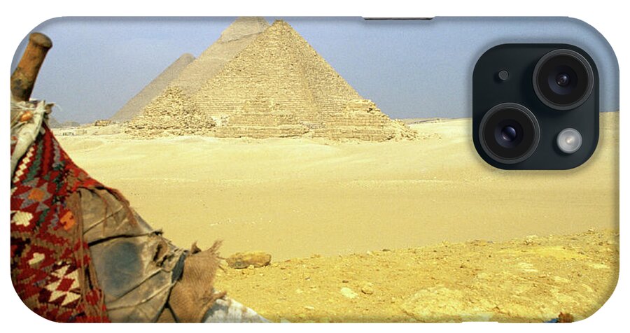 Unesco iPhone Case featuring the photograph Great Pyramids Of Giza And Resting by Hisham Ibrahim