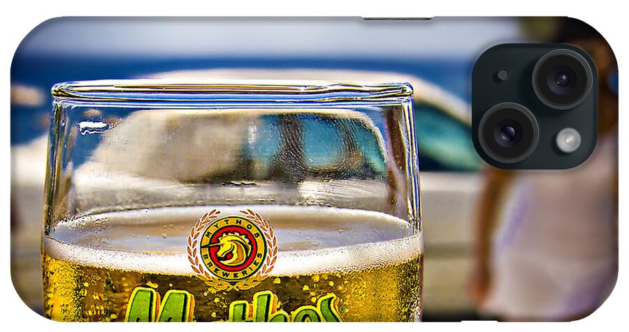 Greece iPhone Case featuring the photograph Greek Beer Goggles by Meirion Matthias