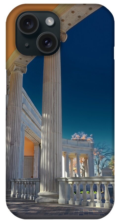 Downtown iPhone Case featuring the mixed media Greek Theatre 3 by Angelina Tamez