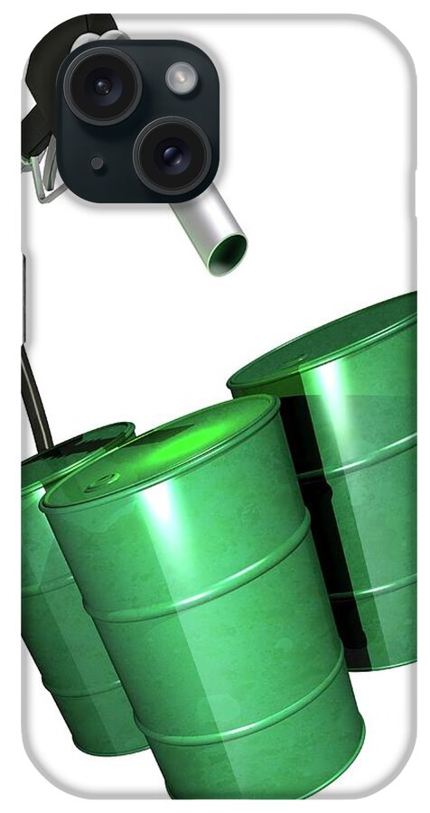Artwork iPhone Case featuring the photograph Green Fuel by Victor Habbick Visions/science Photo Library