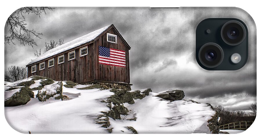Greyledge Farm iPhone Case featuring the photograph Greyledge Farm After the Storm by John Vose