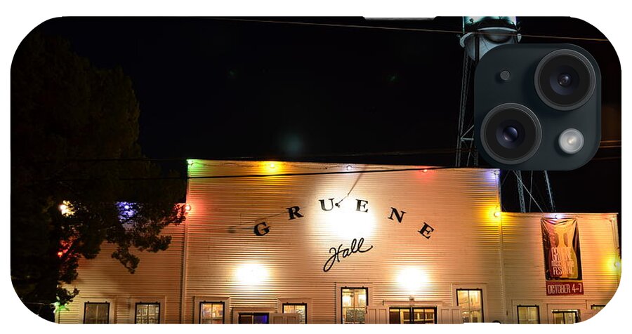 Timed Exposure iPhone Case featuring the photograph Gruene Hall by David Morefield