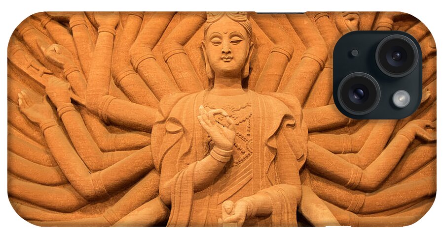 Guanyin iPhone Case featuring the photograph Guanyin Bodhisattva by Dean Harte