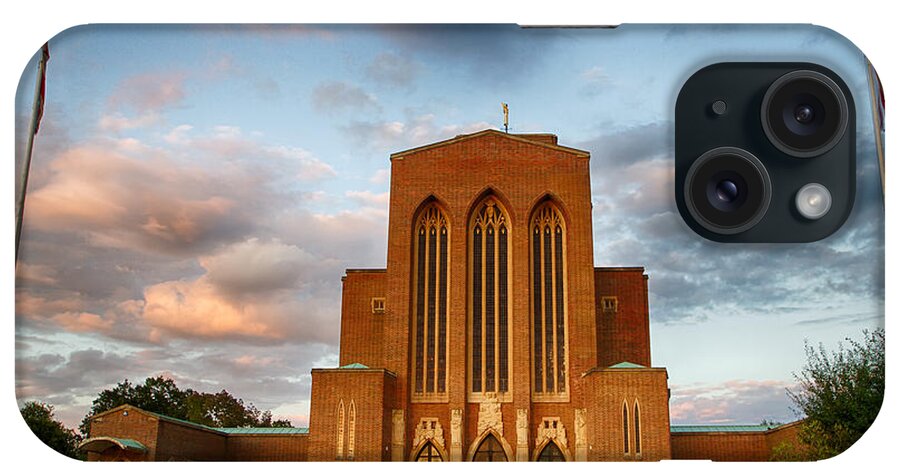 Guildford iPhone Case featuring the photograph Guildford Cathedral England by Shirley Mitchell