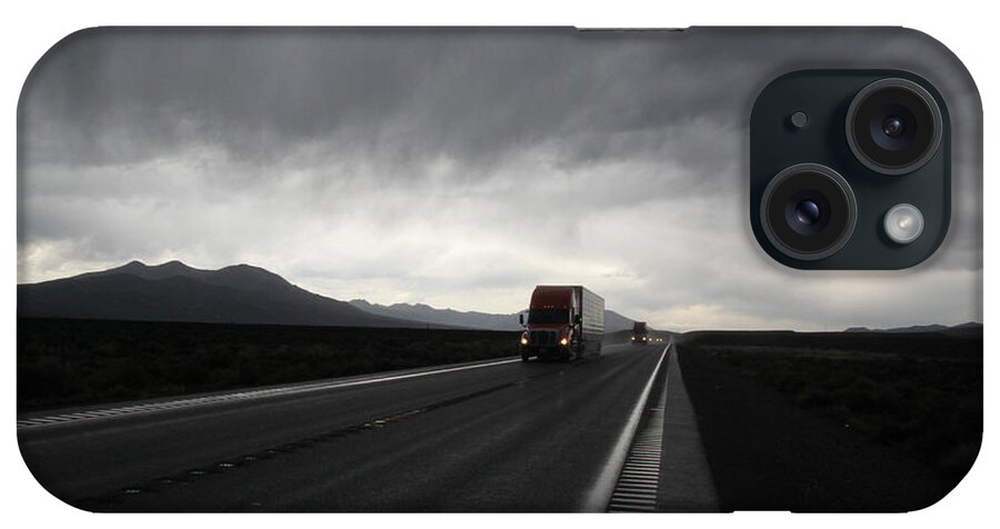 Nevada iPhone Case featuring the photograph Hail Storm Jackpot Nevada by Ross Lewis