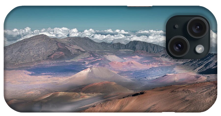 Tranquility iPhone Case featuring the photograph Haleakala Volcano Cinder Cones Above by William Toti