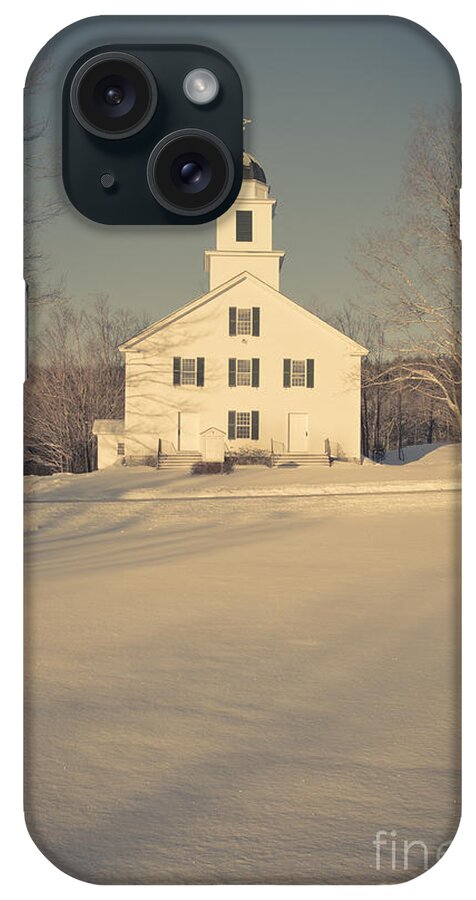 Etna iPhone Case featuring the photograph Hanover Center Church Etna New Hampshire by Edward Fielding