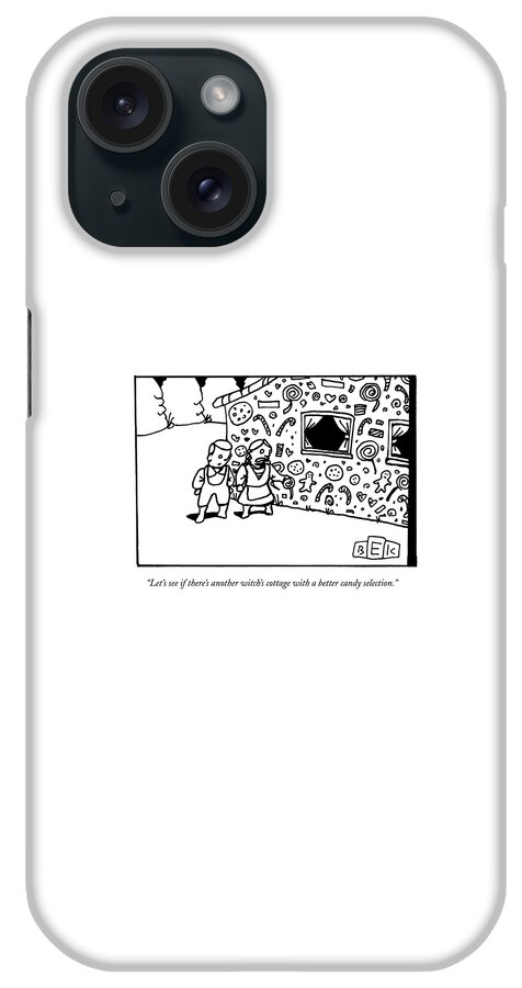 Hansel And Gretel Examine The Witch's House iPhone Case