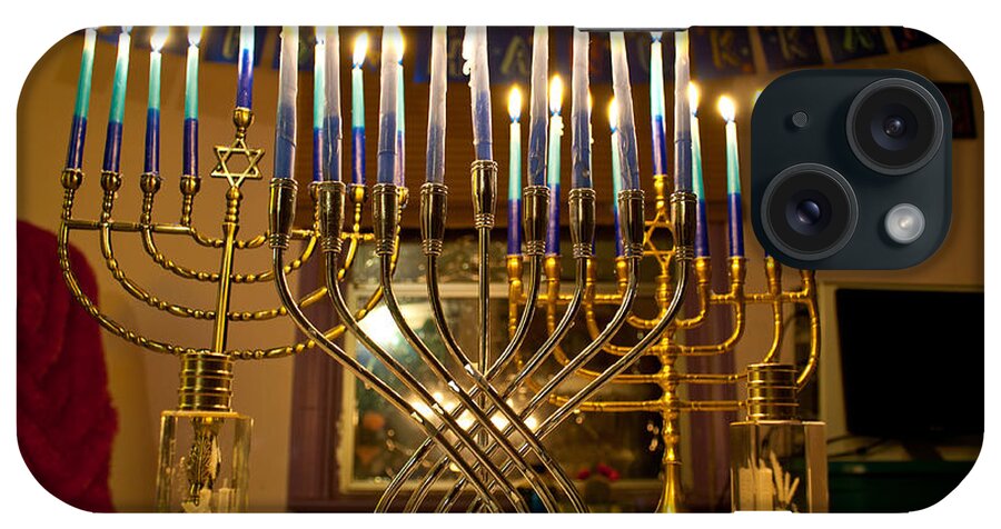 Hanukkah iPhone Case featuring the photograph Hanukkah 2012 by Tikvah's Hope