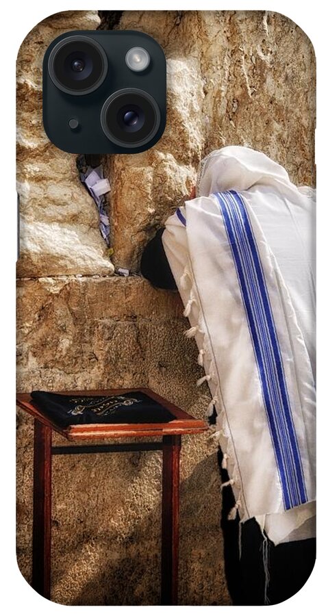 Israel iPhone Case featuring the photograph Harken Unto My Prayer O Lord Western Wall Jerusalem by Mark Fuller