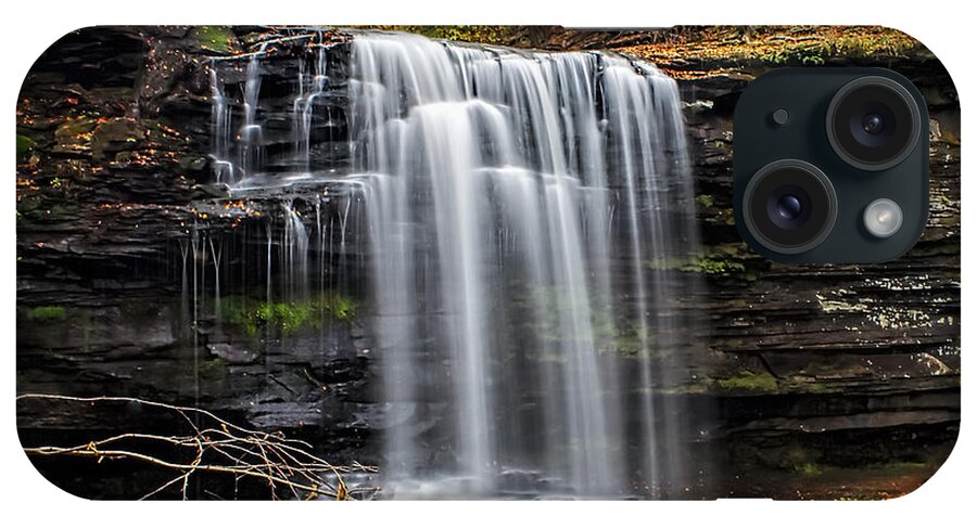 Waterfall iPhone Case featuring the photograph Harrison Wright - Ricketts Glen by Nick Zelinsky Jr