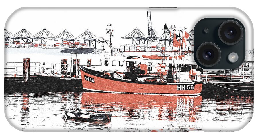 Richard Reeve iPhone Case featuring the photograph Harwich - Fishing Boat by Richard Reeve