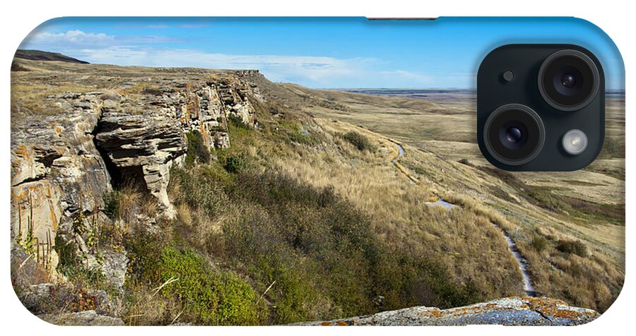 Head Smashed In Buffalo Jump iPhone Case featuring the photograph Head Smashed In Buffalo Jump by Robin Webster