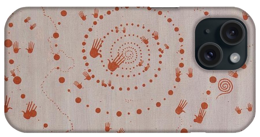 Hand iPhone Case featuring the painting Healing Hands by Doug Miller