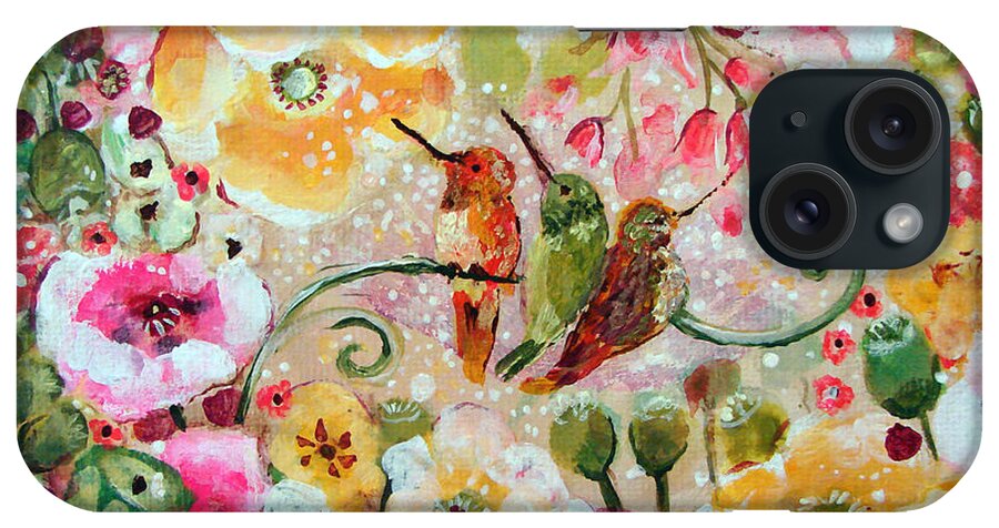 Birds iPhone Case featuring the painting Heaven Such Grace by Ashleigh Dyan Bayer