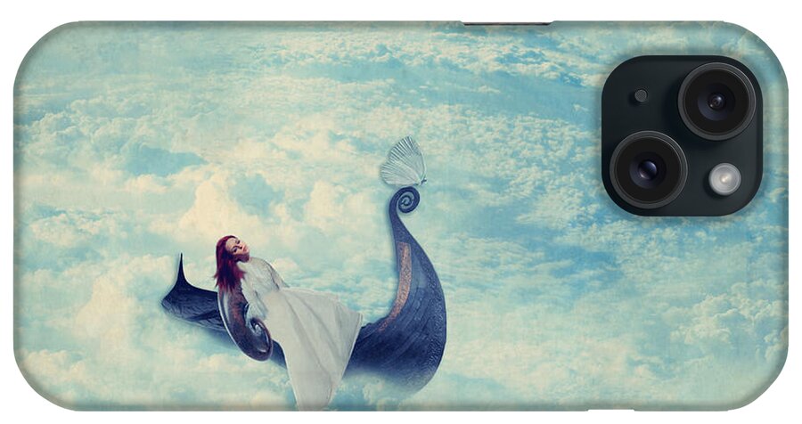 Surreal iPhone Case featuring the digital art Heavenly Rest by Aimelle Ml