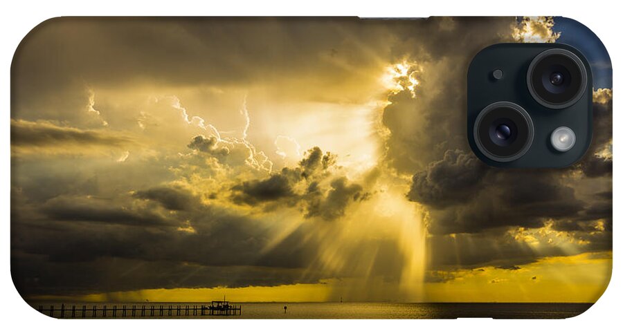 Clouds iPhone Case featuring the photograph Heavens Window by Marvin Spates