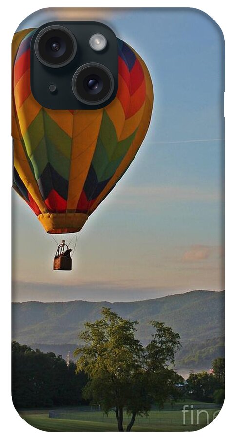Ballon iPhone Case featuring the photograph Heavenward Ascension by Laurinda Bowling