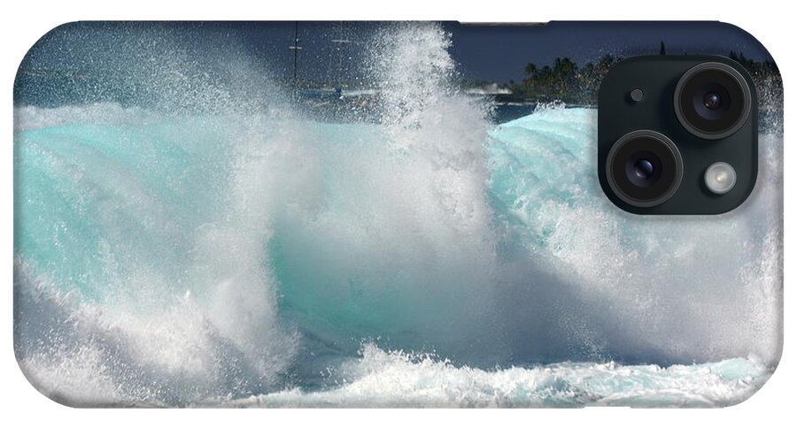 Wave iPhone Case featuring the photograph Heavy Surf by Lori Seaman