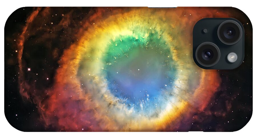 Universe iPhone Case featuring the photograph Helix Nebula 2 by Jennifer Rondinelli Reilly - Fine Art Photography