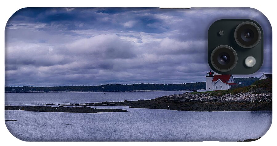 Augustin-jean Fresnel iPhone Case featuring the photograph Hendricks Head Light by Jeff Folger