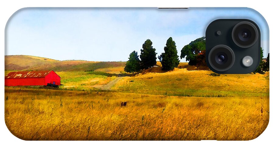 Farm iPhone Case featuring the photograph Henry Road Farm by Timothy Bulone