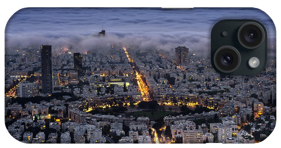 Israel iPhone Case featuring the photograph Here comes the Fog by Ron Shoshani