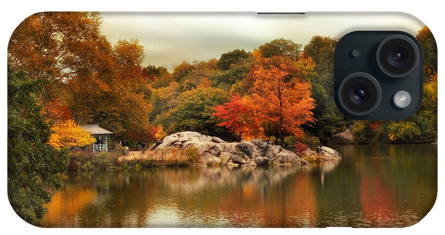 Central Park iPhone Case featuring the photograph Hernshead Reflections by Jessica Jenney
