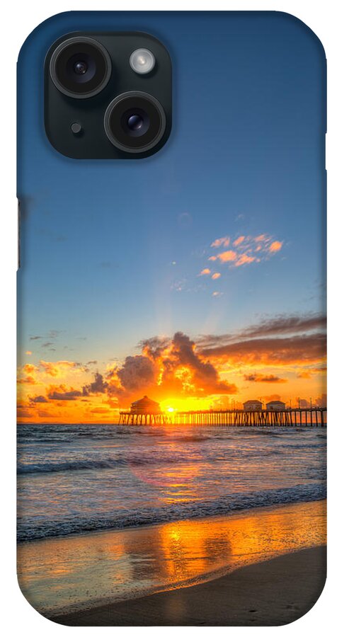 Beach iPhone Case featuring the photograph Hiding Sunset by Andrew Slater
