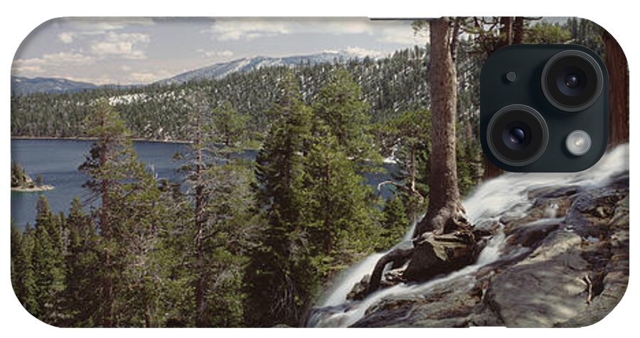 Photography iPhone Case featuring the photograph High Angle View Of The Eagle Falls by Panoramic Images