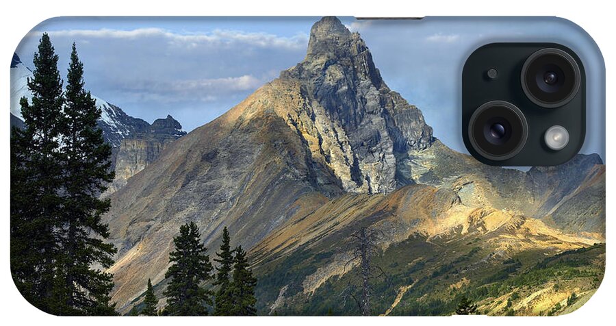 Feb0514 iPhone Case featuring the photograph Hilda Peak Banff Np Alberta by Tim Fitzharris