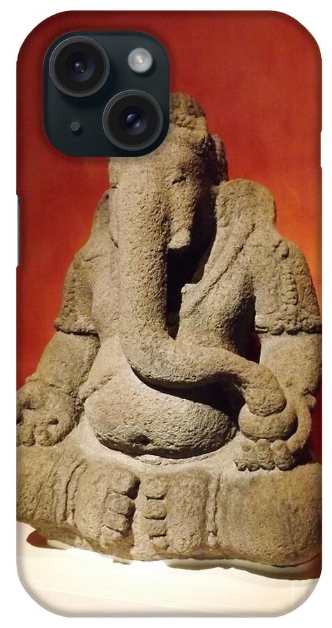 Hindu iPhone Case featuring the photograph Hindu Statue God Ganesha by Brigitte Emme