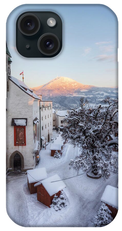 Holiday iPhone Case featuring the photograph Historic European Winter by Davelongmedia