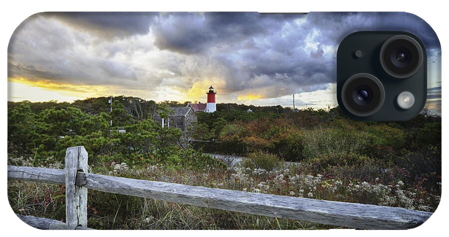 Usa iPhone Case featuring the photograph Historic Nauset Lighthouse by Kate Hannon